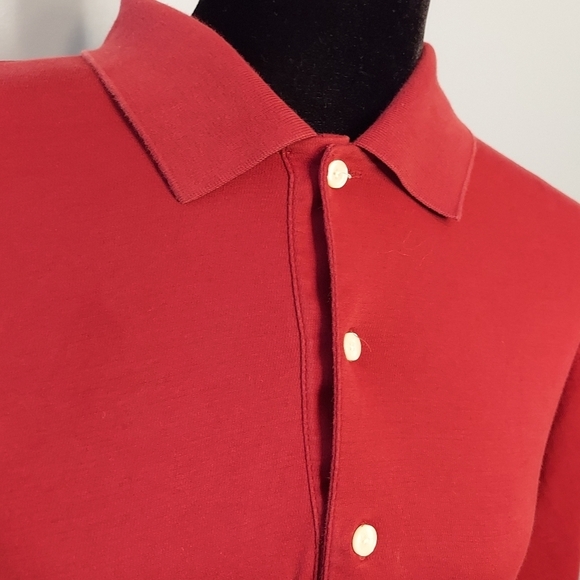 Greg Norman Play Dry Polo Shirt Shark Size Large - Picture 2 of 12